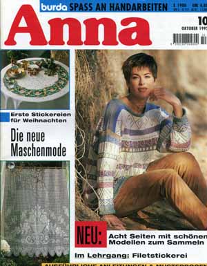 Anna 1995 Oktober Lehrgang: Filetstickerei